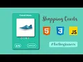 Shopping Cards Item Cards For E-Commerce Website with HTML CSS JAVASCRIPT Easy Tutorial