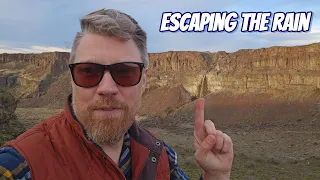 A Quiet Escape to the Washington Desert Cinematic SUV Camping Hiking