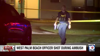 Officer shot in West Palm Beach