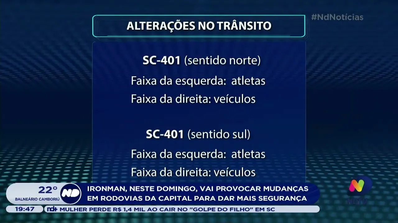 Ironman provoca mudanças nas rodovias da capital