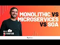 Monolithic vs Microservices Architecture vs Service-Oriented Architecture SOA