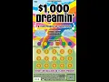 1 000 Dreamin - PA Lottery