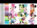 Disney Minnie Mouse and Friends Coloring Book Compilation Mickey Mouse Daisy Duck