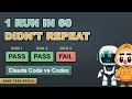I ran the same task 3 times One run refused to repeat Claude Code vs Codex