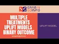 Multiple Treatments Uplift Models for Binary Outcome Using Python CausalML Machine Learning