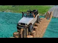Download Lagu Cars vs Vertical Logs Bridge Drive Challenge Ends in Total Destruction!