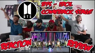 BTS IDOL Comeback Stage Reaction Review 