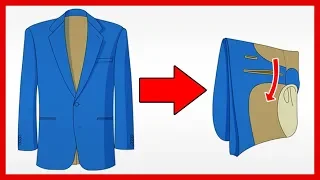 3 Jacket Folding Hacks No Wrinkles or Damage Fold Your Suit Coat CORRECTLY RMRS
