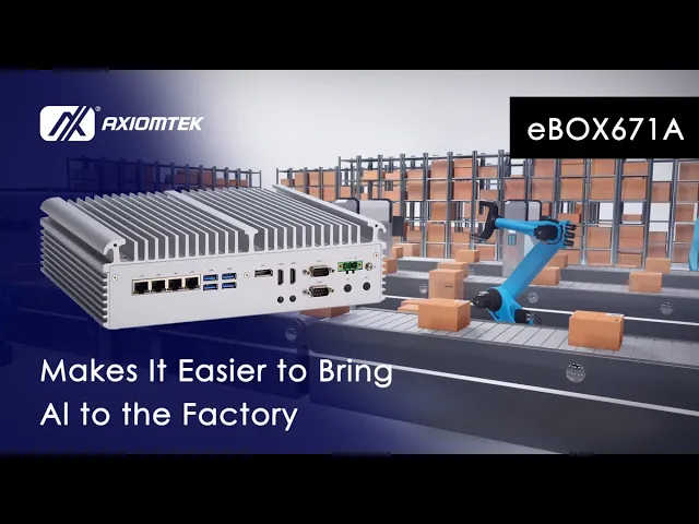 eBOX671A Animated 3D machine visualization video