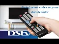how to clear dstv error codes in 2024