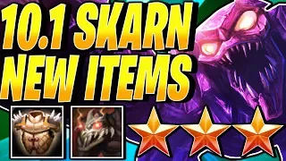 NEW 10.1 PATCH SKARNER ITEMS - Teamfight Tactics TFT RANKED STRATEGY Tutorial Best Comps Guide SET 2