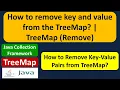 How to remove key and value from the TreeMap TreeMap Remove