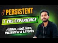 My 2 Years Experience in Persistent Systems Interview Rounds 2026 Hiring