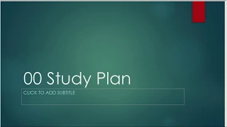 HFJ 00 Study Plan of Head First Java