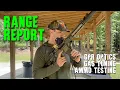 Range Report GPR Optics Gas Tuning and Ammo Testing