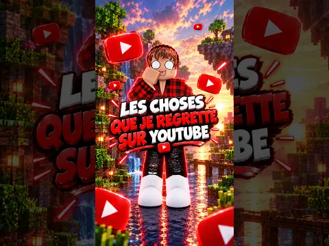 LES CHOSES QUE JE REGRETTE SUR YOUTUBE 😱 #shorts #roblox #brookhaven
