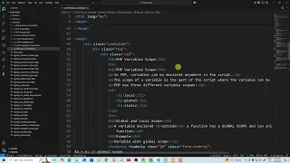 PHP Variable Scope Echo or Print and Data Types 06 03 25 Design Drift Studio