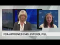 What is the new FDA-approved pill designed to slash cholesterol levels