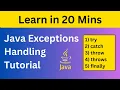 Java Exceptions Handling Tutorial For Beginners