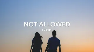 Not Allowed TV Girl Lyrics 