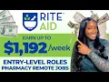 RITE AID REMOTE JOBS WORK FROM HOME JOBS HIGH PAY ONLINE JOBS HIRING NOW