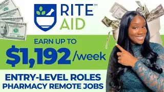 RITE AID REMOTE JOBS WORK FROM HOME JOBS HIGH PAY ONLINE JOBS HIRING NOW