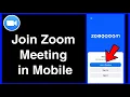 HOW TO JOIN ZOOM MEETING ON YOUR PHONE Attend Zoom Meetings On Mobile