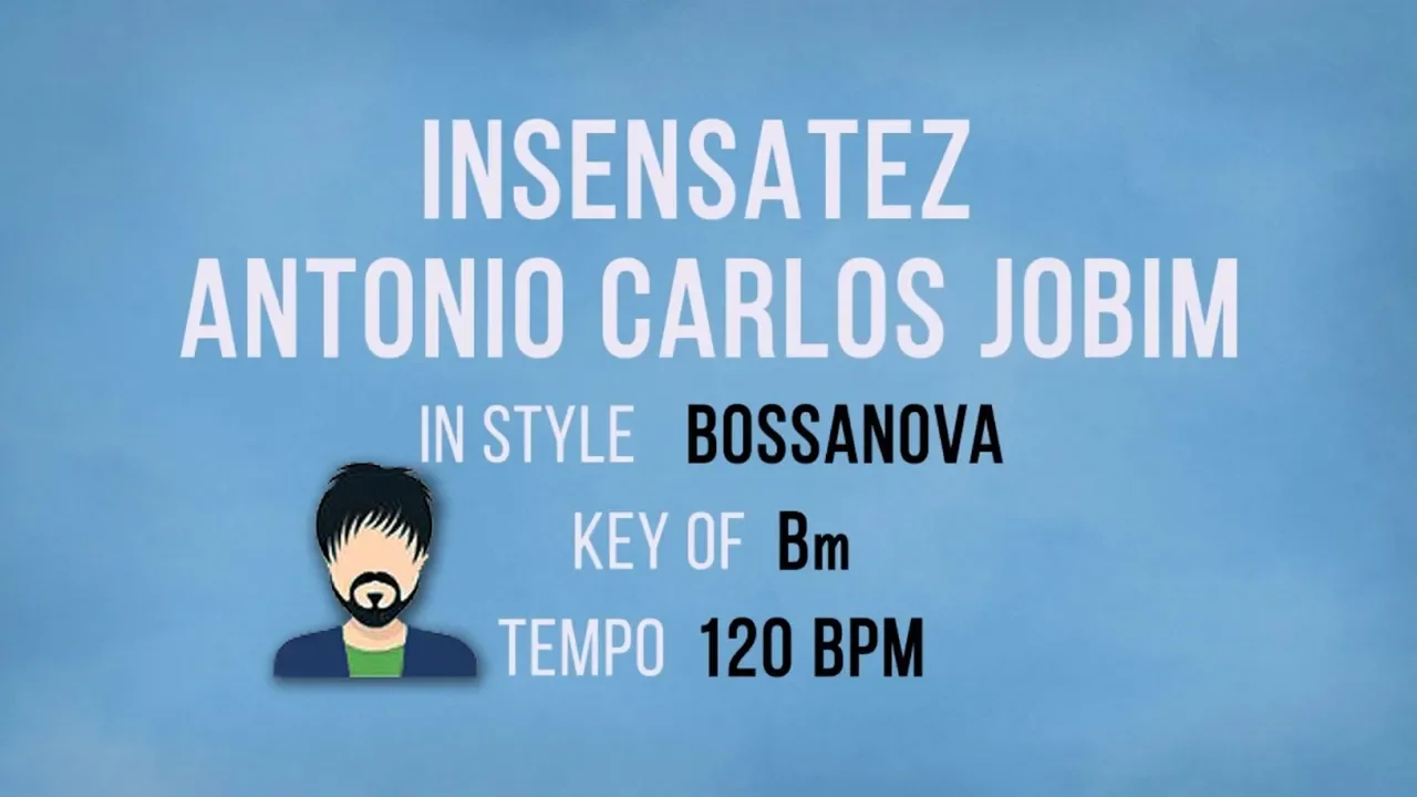 Insensatez - Antonio Carlos Jobim - Karaoke Male Backing Track Insensatez - Antonio Carlos Jobim - Karaoke Male Backing Track