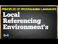 Local referencing environments PPL Jayesh Umre