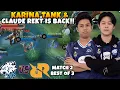 KARINA TANK + BANG OTAT CLAUDE COMBO RUSAK COY!! SERU PARAH SUMPAH!! RRQ VS EVOS MATCH 2
