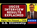 How to Know If You Passed Your U S Citizenship Interview and Tests TIPS Naturalization N-400