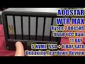 Lagu AOOSTAR WTR MAX Ryzen 7 8845HS 96gb ECC Memory 11 DRIVE w SSD NAS PC Unboxing Review #wisebuyreviews