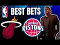 NBA Picks - Heat vs Pistons Prediction 2026 Best Bets Odds Betting Tips Docs Sports