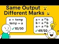 Swap 2 Numbers Without Temp Variable Using Bitwise Operator C Hinglish
