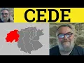 Cede Meaning - Cede Examples