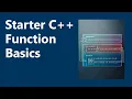 Function Basics Starter C Programming Ch 6A