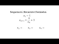 Find Terms in a Sequence Using a Recursive Formula