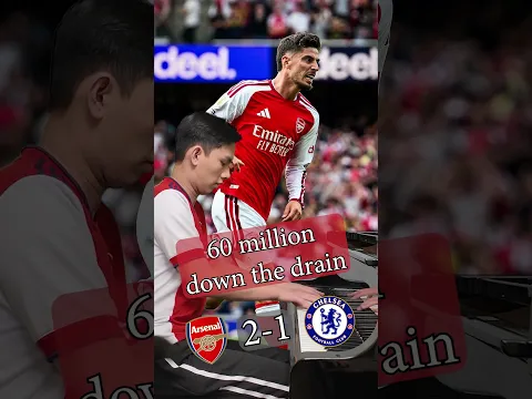 60 million down the drain, Kai Havertz scores again!  #ARSCHE #arsenal #havertz #coyg