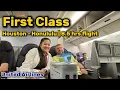 First time flying First Class United Airlines Houston to Honolulu for the 8hrs and half flight