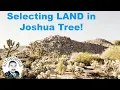 Selecting Land in Joshua Tree