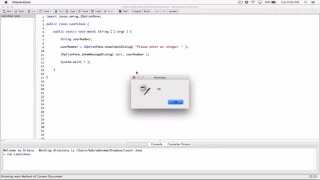 64 Dialog boxes Converting String input to numbers integer - Learn Java