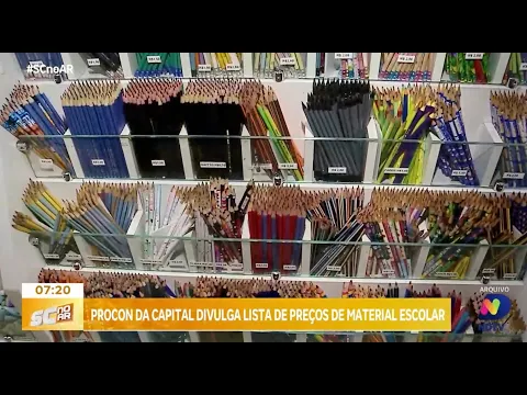 Procon de Florianópolis divulga pesquisa com diferenças de preço em materiais escolares