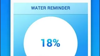 Drinking Water reminder app
