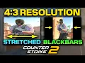 CS2 4 3 Resolution Tutorial Stretched Black Bars