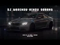 Lagu DJ MARINDU RINDU SORANG REMIX BY. DJ SIDUK | FAUZANA - SLOW BASS VIRAL TIK TOK MENGKANE STYLE