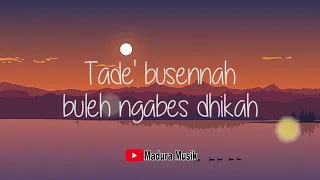 lirik lagu ta bosan bosan versi madura