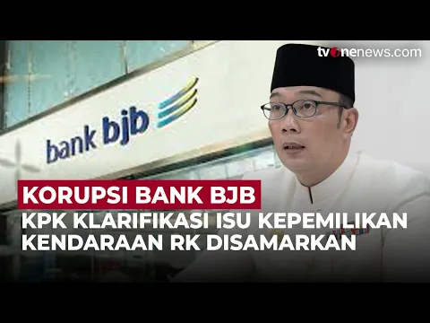 KPK Bantah Ridwan Kamil Samarkan Kepemilikan Kendaraan atas Nama Ajudan