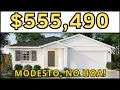555K New Construction in Modesto No HOA