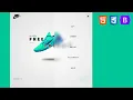 Nike Shoe Shopping App UI Design to HTML CSS Using Bootstrap 5 Backdrop Filter CSS
