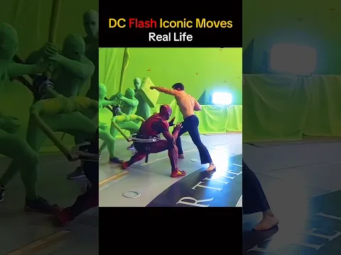 DC Flash Moves in Real Life vs Movies ☠️ #shorts
